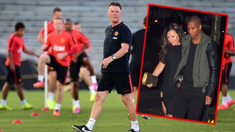 M.U tập tối, vợ và bạn gái cầu thủ nóng mắt với Van Gaal Van Gaal gây hấn với giới WAGs M.U.