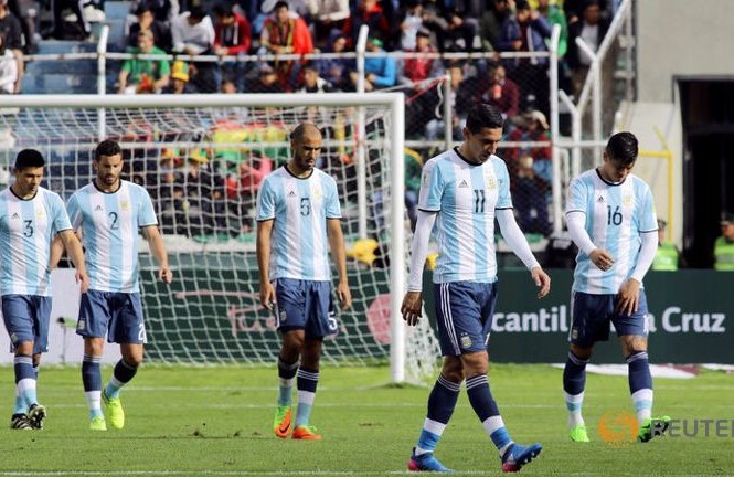 Dùng thuốc kích dục, tuyển Argentina vẫn thua Bolivia ĐT Argentina lại thua tại sân Hernando Siles.