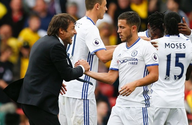 HLV Conte tiết lộ về tương lai ngôi sao Hazard HLV Conte không chắc chắn về chuyện Hazard sẽ ở lại Chelsea lâu dài.