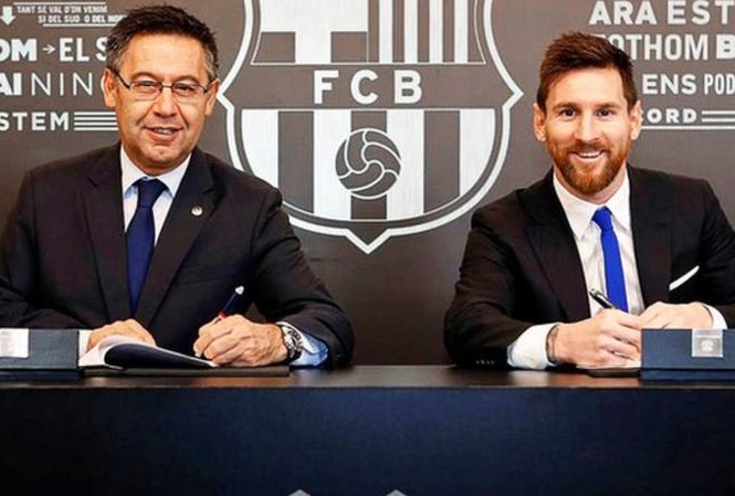 BẢN TIN thể thao: Sốc trước điều khoản phá vỡ hợp đồng của Messi với Barca Messi sở hữu điều khoản phá vỡ hợp đồng lên tới 700 triệu euro.
