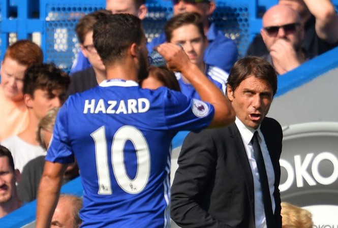 HLV Conte cảnh báo kiểu sút panenka của ngôi sao Bỉ HLV Conte gửi thông điệp cảnh báo tới Hazard.