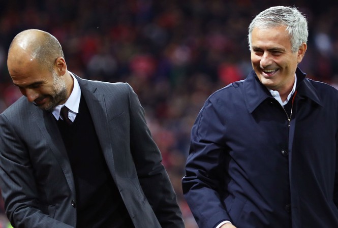 Mourinho đổ lỗi cho trọng tài, Guardiola mỉa mai chế giễu HLV Mourinho và HLV Guardiola đốp chát sau trận đấu.