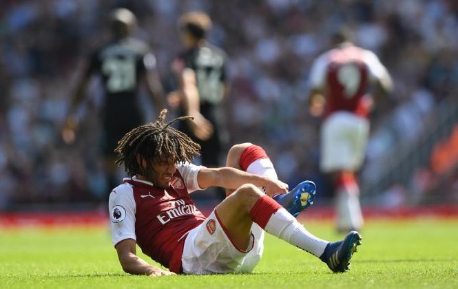 Trước trận gặp Atletico Madrid, HLV Wenger tiết lộ tin dữ Mohamed Elneny sẽ nghỉ hết phần còn lại của mùa giải vì chấn thương.