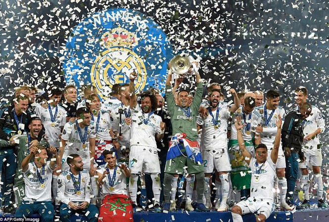 Bale lập cú đúp, Real lần thứ 3 liên tiếp vô địch Champions League Real Madrid vô địch Champions League năm thứ ba liên tiếp