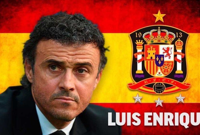 HLV Luis Enrique ngồi 'ghế nóng' đội tuyển Tây Ban Nha HLV Luis Enrique.