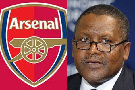 Arsenal lọt vào tầm ngắm của tỷ phú giàu nhất châu Phi Tỷ phú Aliko Dangote muốn sở hữu Arsenal.