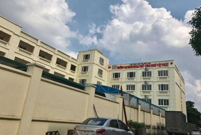 Yêu cầu kiểm tra trường Cao đẳng “tàng hình” giữa trung tâm Hà Nội Trường Cao đẳng Ngoại ngữ - Công nghệ Việt Nhật (cơ sở 2) ở số 10 Chương Dương Độ (quận Hoàn Kiếm)