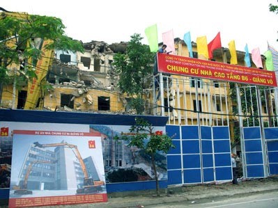 B6 Giảng Võ được nâng tầng sau 10 năm dậm chân tại chỗ Dự án B6 Giảng Võ được điều chỉnh mặt bằng