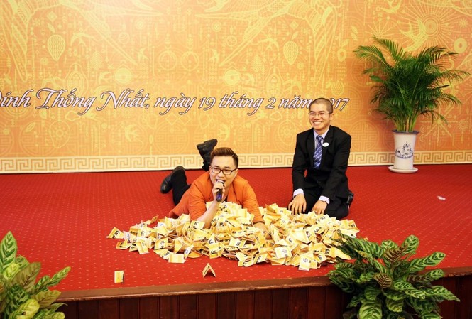 MC Đại Nghĩa dính quảng bá cho dự án “bánh vẽ”? Hình ảnh MC Đại Nghĩa trong lễ mở bán dự án Khu đô thị Alibaba Long Phước của Cty Alibaba