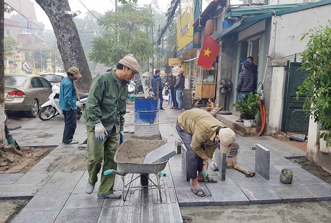 Chọn cận Tết, Hà Nội công bố kết luận thanh tra lát đá vỉa hè Hà Nội công bố kết luận thanh tra lát đá vỉa hè vào thời điểm cận Tết nguyên đán