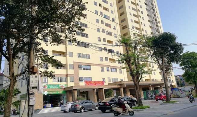 Chung cư 21 tầng chưa nghiệm thu đã cho dân vào ở Chung cư 21 tầng chưa nghiệm thu đã cho dân vào ở