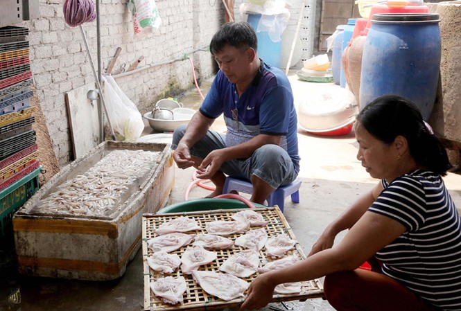 Đặc sản làng nghề du lịch Cửa Lò Các cơ sở chế biến làng nghề Cửa Lò