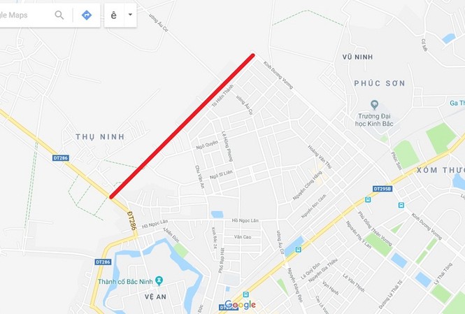 Bắc Ninh: Đổi gần 100 ha đất lấy 1,39 km đường Tuyến đường H2 có chiều dài chỉ hơn 1,39km được Bắc Ninh thực hiện theo hình thức hợp đồng BT.