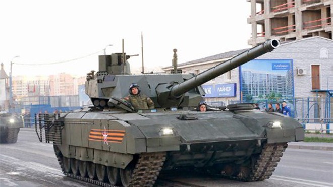 Lộ thời điểm tăng Armata không người lái trình làng Lộ thời điểm tăng Armata không người lái trình làng