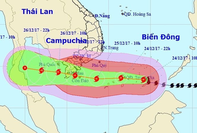 Thủ tướng chủ trì họp khẩn cấp ứng phó với bão Tembin Bão Tembin nhiều khả năng sẽ gây ảnh hưởng lớn đến các tỉnh Nam Bộ