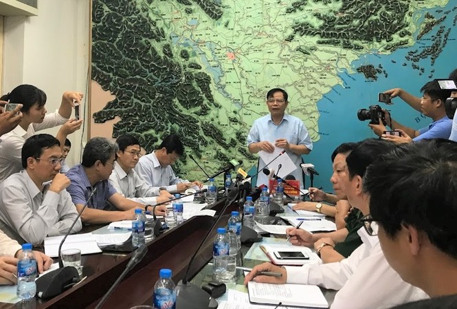Ban chỉ đạo Trung ương họp khẩn vụ vỡ đập thủy điện ở Lào Ông Nguyễn Xuân Cường, Trưởng Ban chỉ đạo Trung ương về phòng chống thiên tai chỉ đạo các giải pháp ứng phó tại cuộc họp khẩn chiều nay 25/7