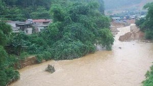 Lào Cai: Lũ ống đổ về bất ngờ cuốn trôi một công nhân Lũ ở Lào Cai (Ảnh chỉ có tính minh họa. Tác giả: Lục Văn Toán/TTXVN)