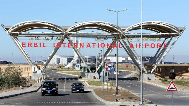 Iraq đóng cửa không phận vì tên lửa Nga Sân bay Quốc tế Erbil đã phải đóng cửa để đảm bảo an toàn trước tên lửa diệt IS của Nga