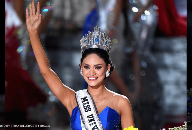 Tiết lộ giá trị vương miện của Hoa hậu Hoàn vũ Chiếc vương miện người đẹp Philippines Pia Alonzo Wurtzbach đội trong lễ đăng quang Hoa hậu Hoàn vũ 2015