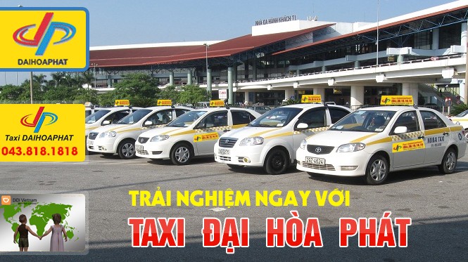 Đề nghị công an làm rõ taxi tăng giá 5 lần với khách nước ngoài tại Hà Nội Hình ảnh quảng cáo của Taxi Đại Hoà Phát