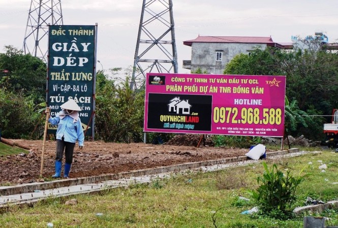 Dự án đang tranh chấp, TNR Stars Đồng Văn vẫn được rao bán? Pa nô quảng cáo, phân phối dự án TNR Đồng Văn