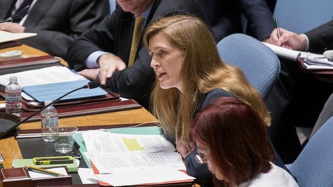 Mỹ khẳng định phe ly khai bắn hạ máy bay Đại sứ Mỹ tại Liên Hợp Quốc Samantha Power không loại trừ khả năng Nga hỗ trợ kỹ thuật (Ảnh: SMH)