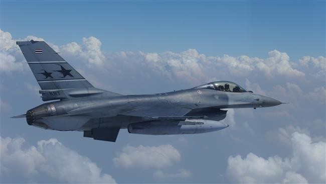 Máy bay chiến đấu Thái Lan rơi, phi công tử nạn Máy bay chiến đấu F-16.