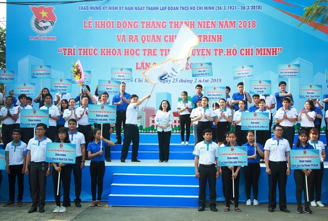 Khởi động Tháng Thanh niên 2018 tại TPHCM Khởi động Tháng Thanh niên 2018 tại TPHCM