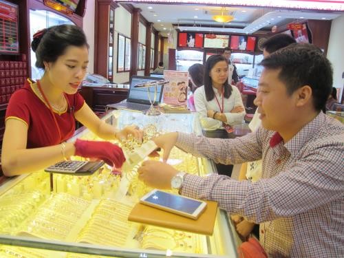 Giá vàng tăng giảm trái chiều Ảnh minh họa