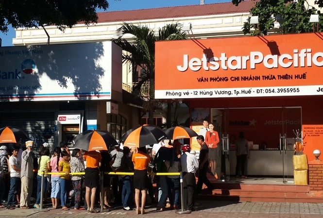 Hàng không giá rẻ Jetstar Pacific cất cánh đến Huế Hàng không giá rẻ Jetstar Pacific cất cánh đến Huế