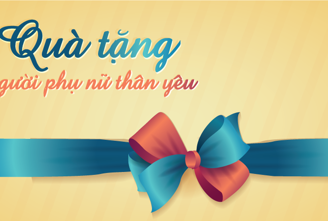 Quà tặng người phụ nữ thương yêu Quà tặng người phụ nữ thương yêu