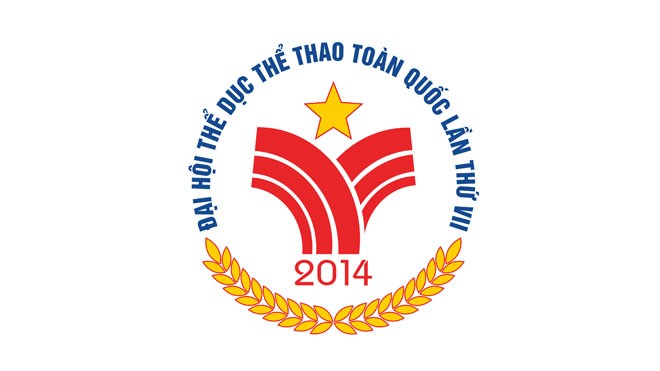 Khởi tranh môn quần vợt đại hội thể dục thể thao toàn quốc Logo chính thức của Đại hội TDTT toàn quốc lần thứ 7.