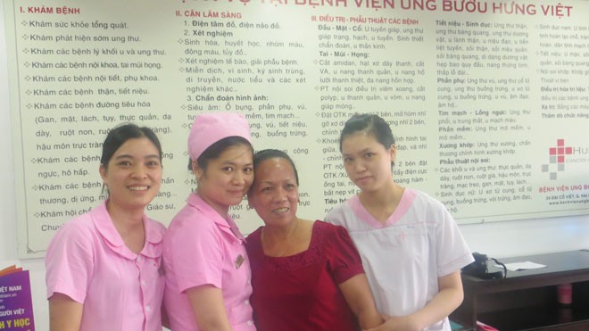 Hưng Việt - Địa chỉ khám bệnh và điều trị ung thư uy tín tại Hà Nội "Hưng Việt đã gieo niềm tin trong tôi cho đến tận bây giờ" - Lời chia sẻ của Bệnh nhân Nguyễn Thị Ngoan trong những ngày tái khám tại BVUB Hưng Việt