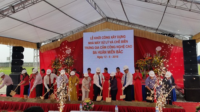 Ba Huân xây nhà máy chế biến trứng 110 tỷ đồng tại Hà Nội Ba Huân xây nhà máy chế biến trứng 110 tỷ đồng tại Hà Nội