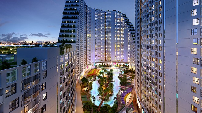 Căn hộ nội thất 5 sao của Tân hoa hậu VN 2016 Phối cảnh của dự án River City