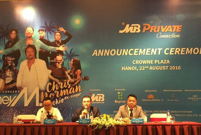 Đêm nhạc “MB Private Connection” với 2 ban nhạc huyền thoại Boney M và Smokie Đêm nhạc “MB Private Connection” với 2 ban nhạc huyền thoại Boney M và Smokie