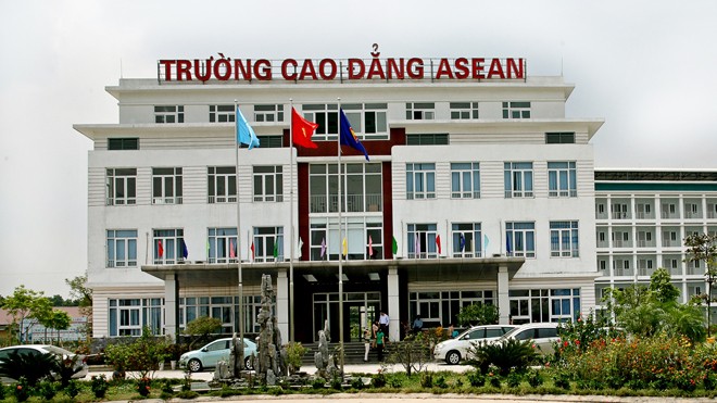 Trường Cao đẳng Asean miễn 100% học phí cho nhiều đối tượng thí sinh! Khuôn viên nhà trường