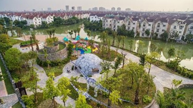 Môi trường “ươm mầm” những cư dân toàn cầu trong tương lai Công viên Khủng Long – Món quà của chủ đầu tư dành cho cư dân nhí
