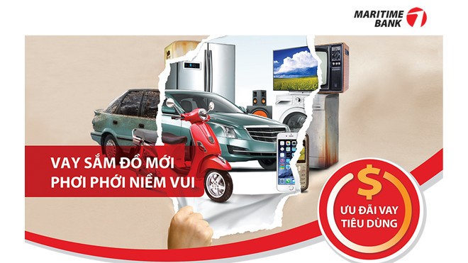 Maritime Bank dành nhiều ưu đãi cho vay tiêu dùng dịp năm Maritime Bank dành nhiều ưu đãi cho vay tiêu dùng dịp năm