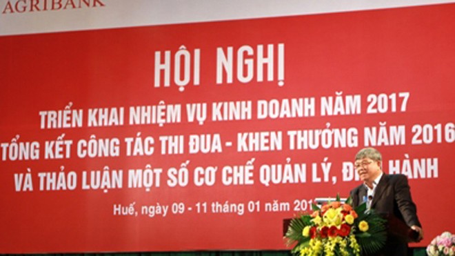 Agribank tổ chức Hội nghị triển khai nhiệm vụ kinh doanh năm 2017 Phó Thống đốc NHNN Nguyễn Phước Thanh phát biểu chỉ đạo tại Hội nghị