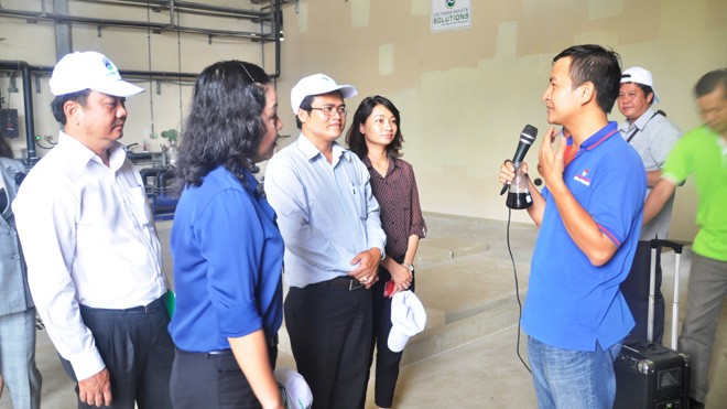 HĐND THPCM khảo sát Khu liên hợp xử lý chất thải Đa Phước Đoàn công tác Hội đồng nhân dân TPHCM đi khảo sát thực tế tại VWS.