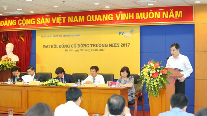 PVcombank tổ chức thành công đại hội đồng cổ đông thường niên năm 2017 PVcombank tổ chức thành công đại hội đồng cổ đông thường niên năm 2017