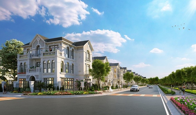 Đón “mùa thu vàng” tại Vinhomes Riverside - The Harmony Vinhomes Riverside – The Harmony hội tụ bốn phong cách kiến trúc tinh hoa của thế giới: Hy Lạp, Pháp, Đông Dương và Venice