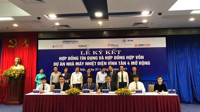 HDBank tài trợ vốn cho Nhiệt điện Vĩnh Tân 4 HDBank tài trợ vốn cho Nhiệt điện Vĩnh Tân 4