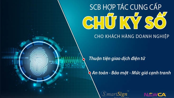 SCB hợp tác cung cấp dịch vụ chữ ký số cho khách hàng doanh nghiệp SCB hợp tác cung cấp dịch vụ chữ ký số cho khách hàng doanh nghiệp