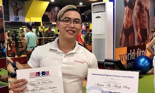 Ai có nguy cơ đột quỵ khi tập gym? Chuyên gia thể hình Nguyễn Thế Thanh Tùng. Ảnh: NVCC