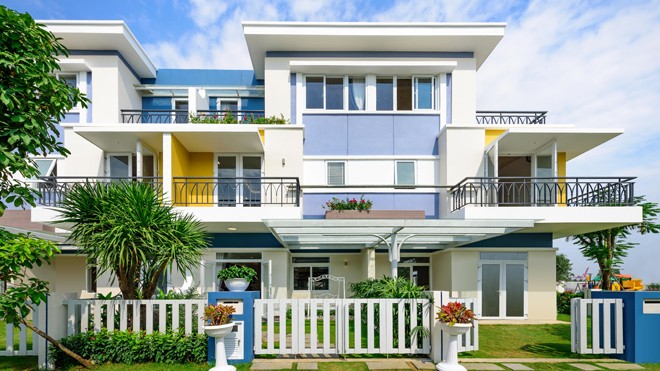 Rosita Garden bàn giao nhà đợt 1 chỉ sau 3 tháng mở bán Một góc khu nhà đã hoàn thiện