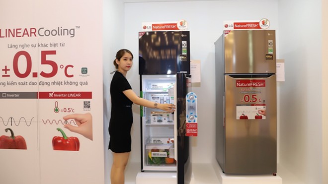 LG ra mắt dòng tủ lạnh Linear Inverter siêu tiết kiệm điện LG ra mắt dòng tủ lạnh Linear Inverter siêu tiết kiệm điện