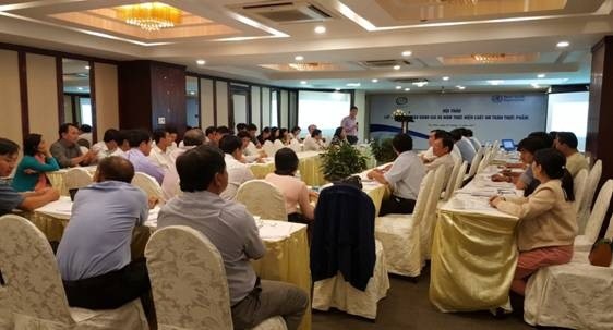Lấy ý kiến kết quả đánh giá 5 năm thực hiện Luật An toàn thực phẩm Cục An toàn thực phẩm vừa phối hợp với Tổ chức Y tế thế giới (WHO) tổ chức hội nghị