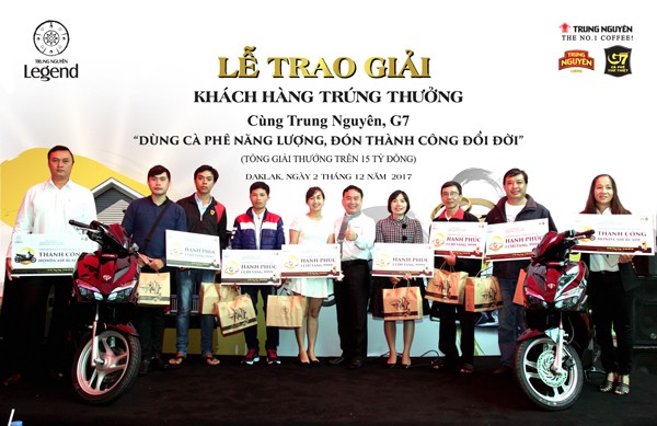 Trao giải đợt 3 chương trình “Dùng cà phê năng lượng, đón thành công đổi đời” Trao giải đợt 3 chương trình “Dùng cà phê năng lượng, đón thành công đổi đời”